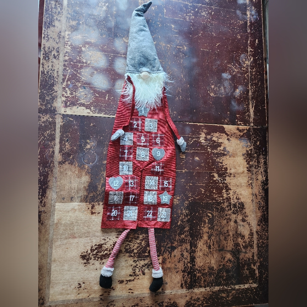 Whimsical Santa Gnome Advent Calendar